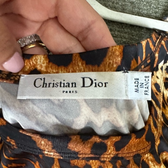 Christian Dior Knit Cheetah Print Tank Top | EU 38 - Picture 3 of 4